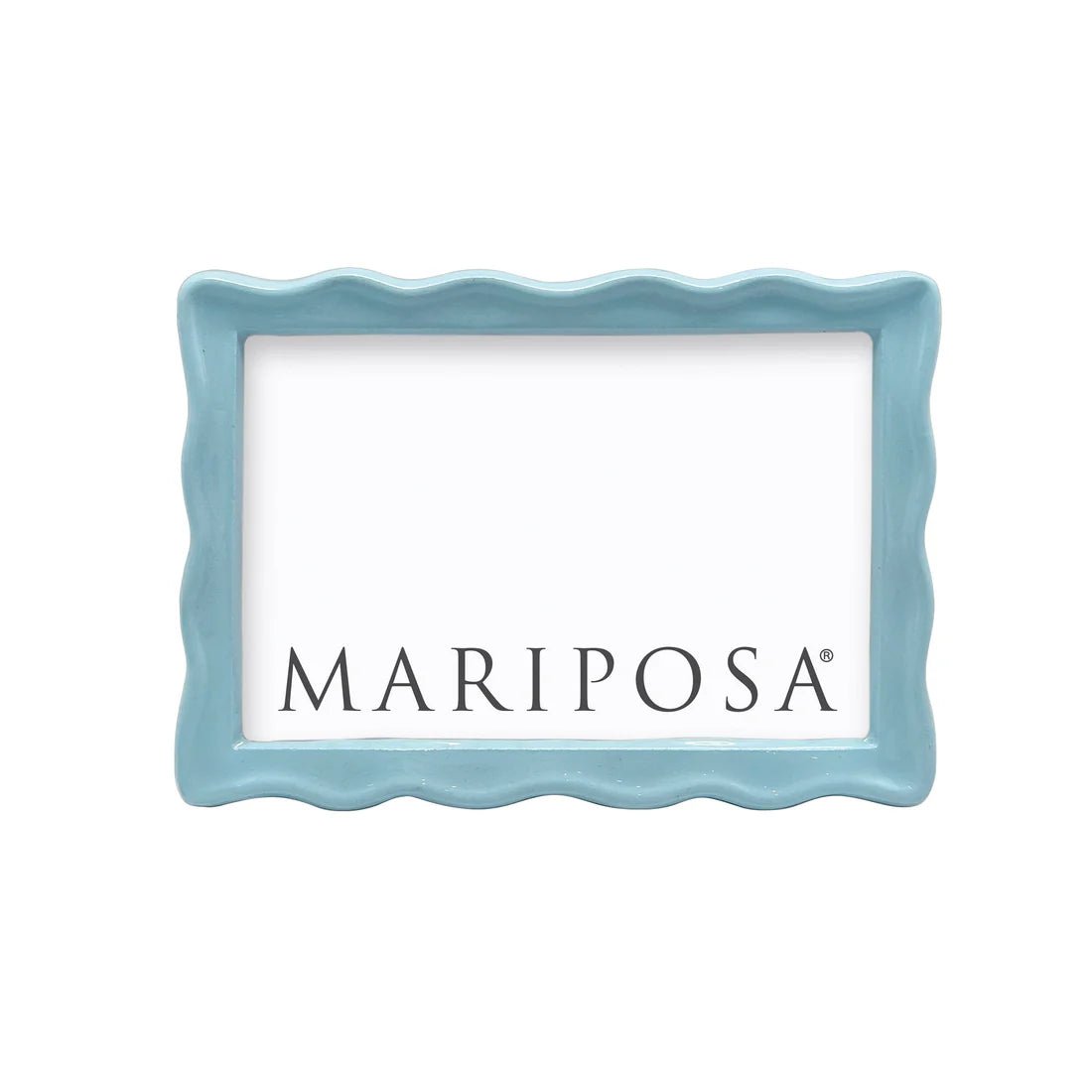 Wavy Aqua 4x6 Frame Home Decor Mariposa
