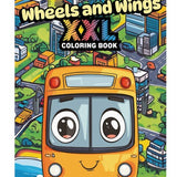 Wheels & Wings XXL Coloring Book Kids Misc Accessories Nova Toys