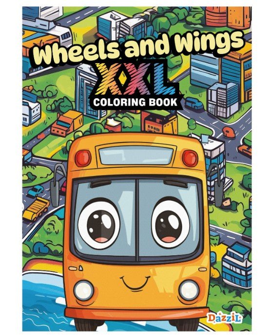 Wheels & Wings XXL Coloring Book Kids Misc Accessories Nova Toys
