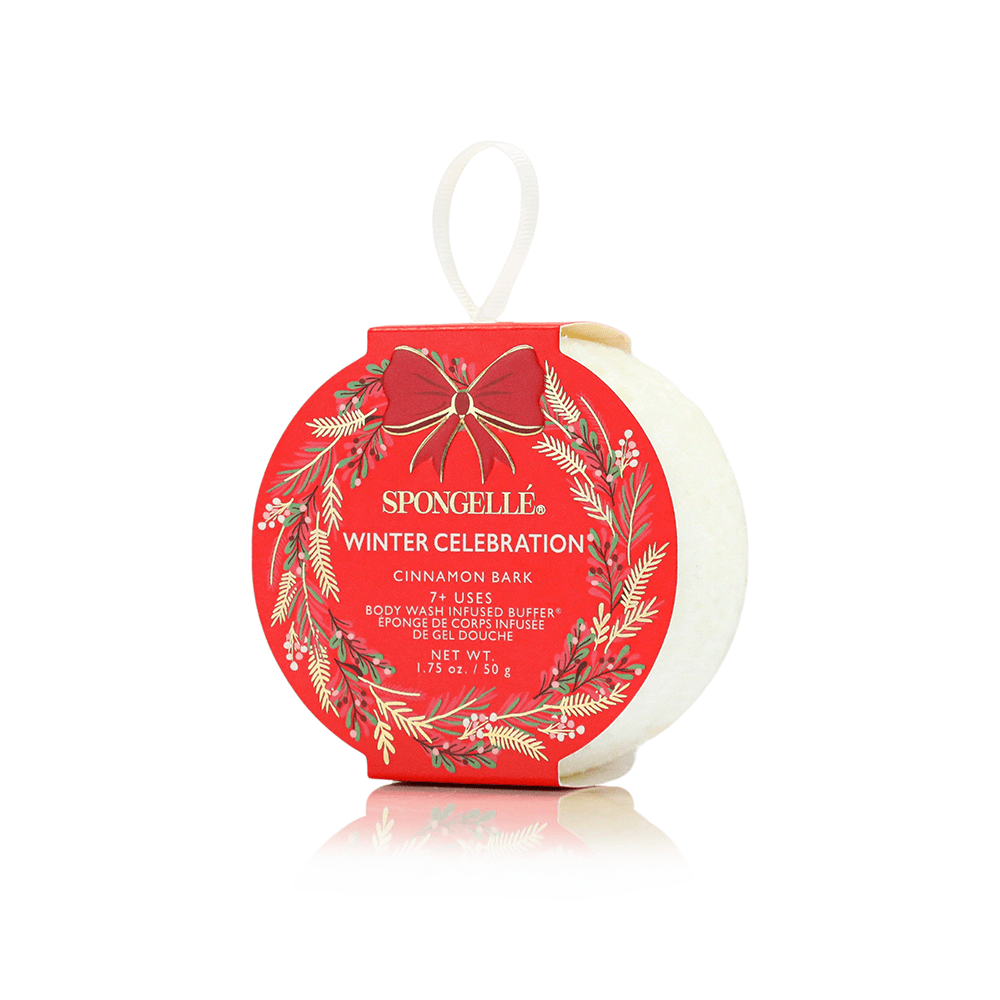 Winter Celebration - Cinnamon Bark Holiday Wreath Buffer Self-Care Spongellé