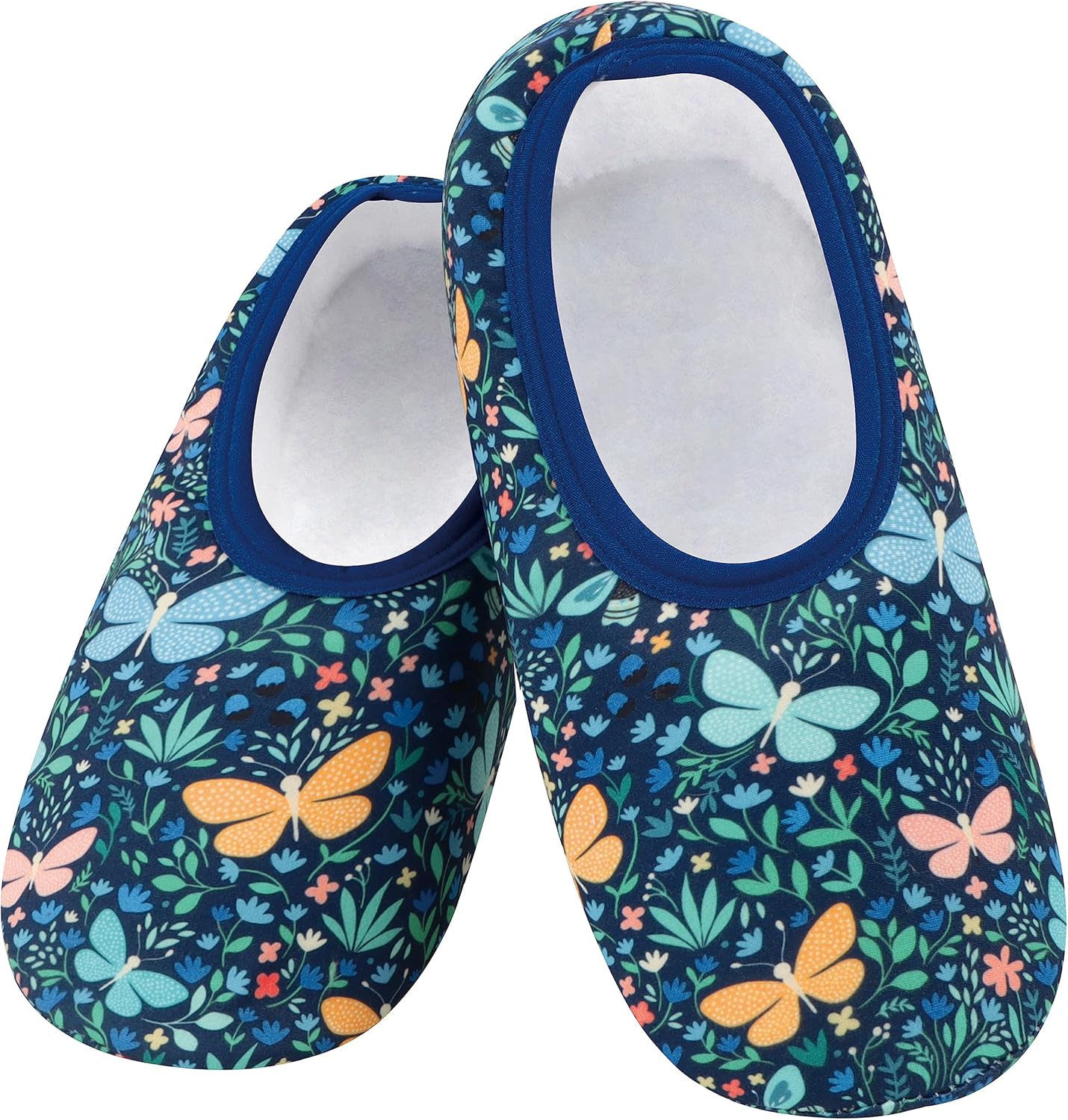 Women's Skinnies Snoozies - Polka Dot Butterfly Lounge Snoozies