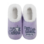 Women's Soft Plush Pairables - I Run On Caffeine Lounge Snoozies