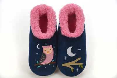 Women's Soft Plush Pairables - Night Owl Lounge Snoozies