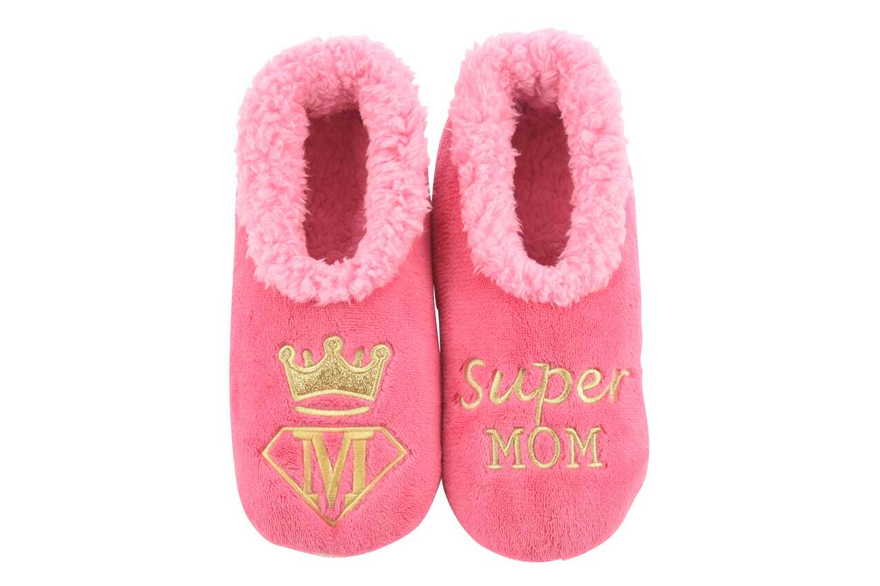 Women's Soft Plush Pairables - Super Mom Lounge Snoozies