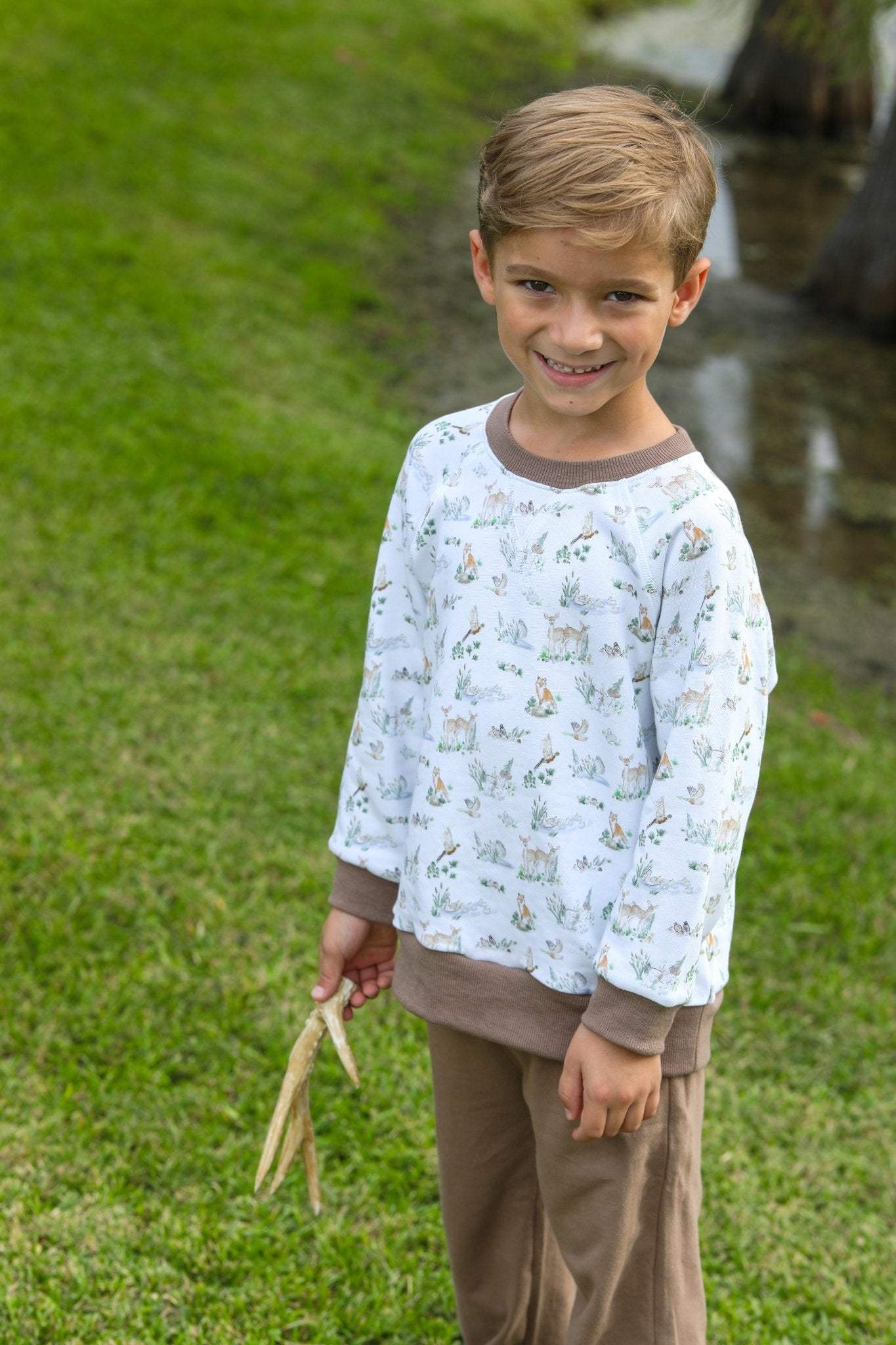 Woodland Friends French Terry Set Boys Sets Trotter Street Kids