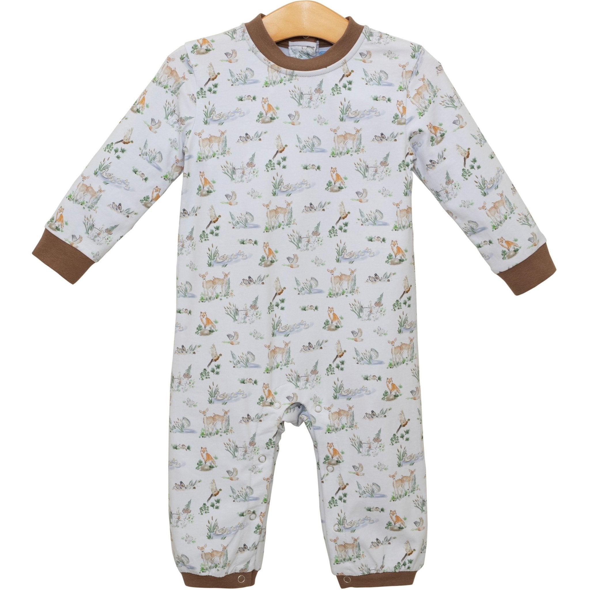 Woodland Friends Romper Boys Bubbles + Rompers Trotter Street Kids