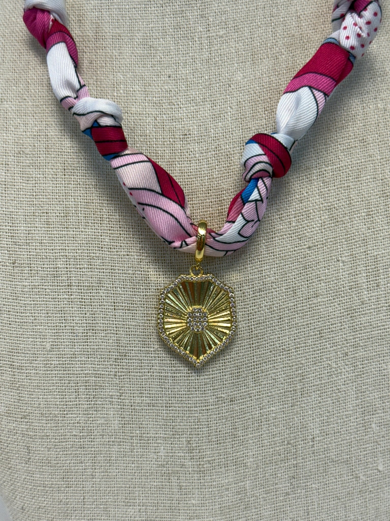 Wrapped in Strength Scarf Necklace Necklaces Deep South Originals, LLC