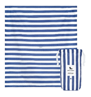 XL Picnic Blanket - Whitsunday Blue Textiles Dock & Bay