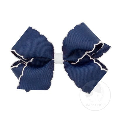 Medium Moonstitch Basic Bow Kids Hair Accessories Wee Ones