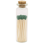 2in Forest Green Decorative Matches In Jar with striker Home Decor River Birch Candles