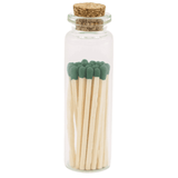 2in Forest Green Decorative Matches In Jar with striker Home Decor River Birch Candles