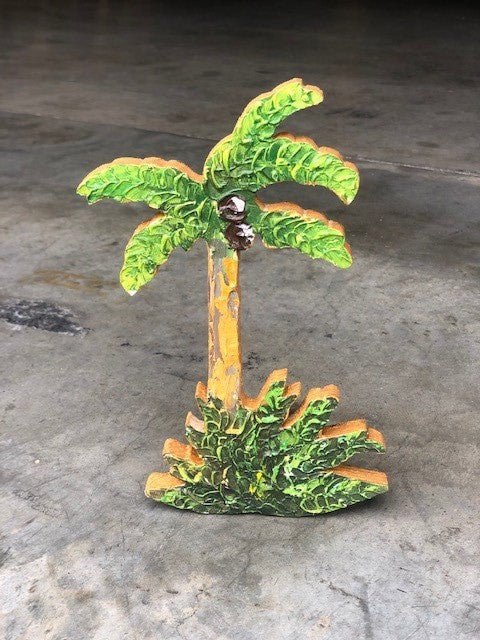 8.5" Handpainted Palm Tree Home Decor TradeCie