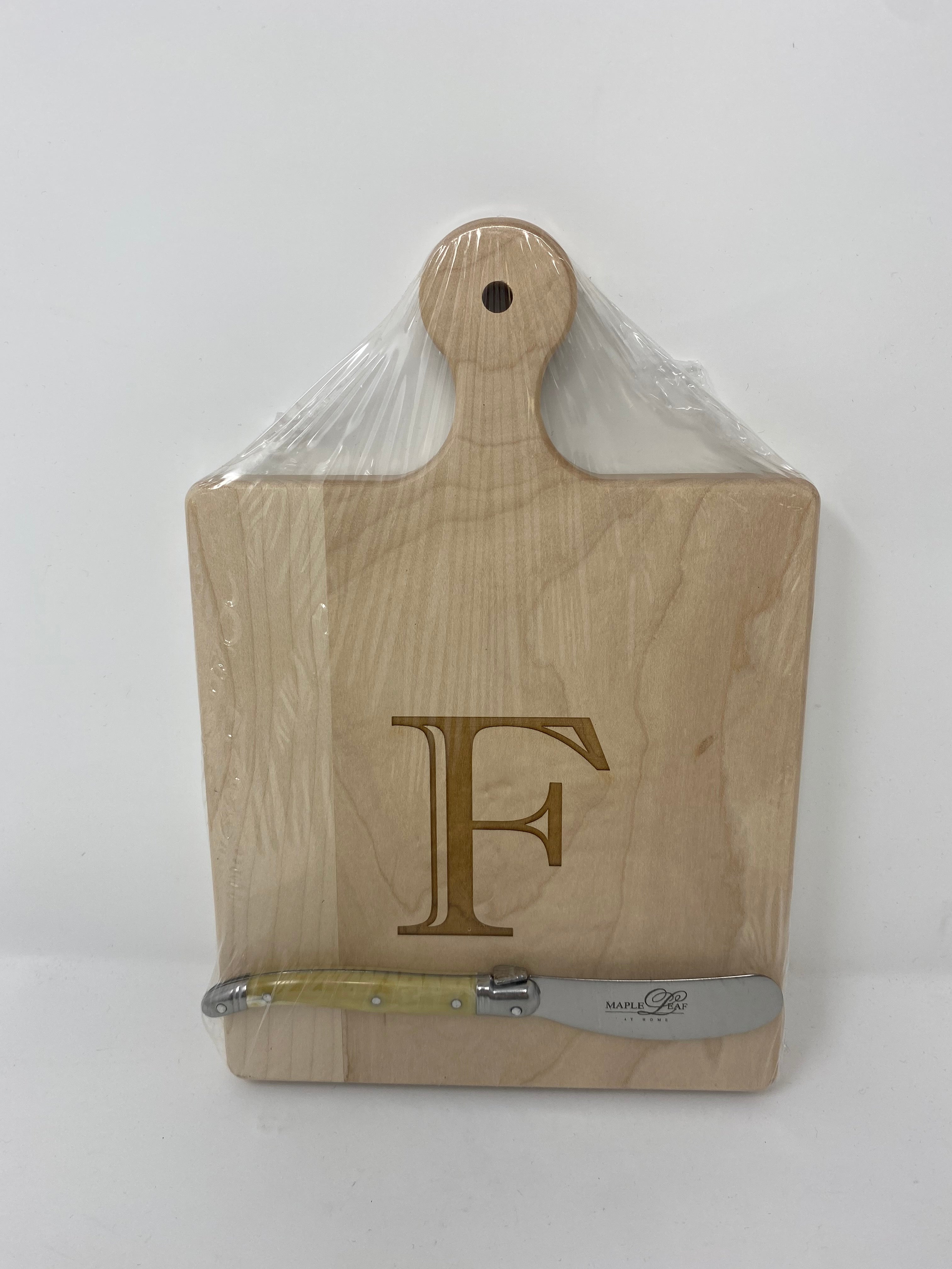 Maple Artisan Paddle Cutting Board Kitchen + Entertaining Maple Leaf at Home F