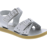 Ariel - Silver Girls Shoes Footmates