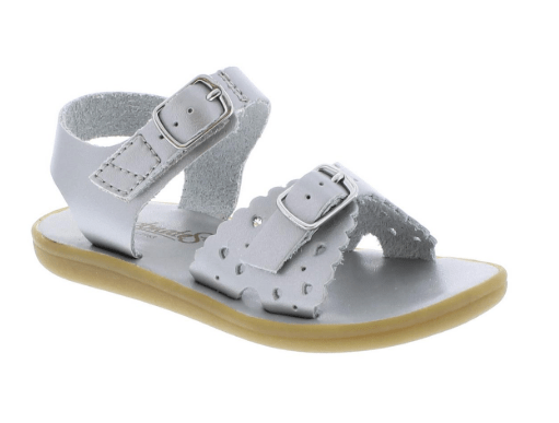 Ariel - Silver Girls Shoes Footmates
