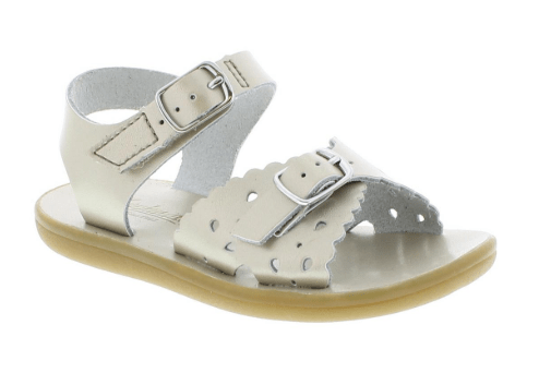 Ariel - Soft Gold Girls Shoes Footmates