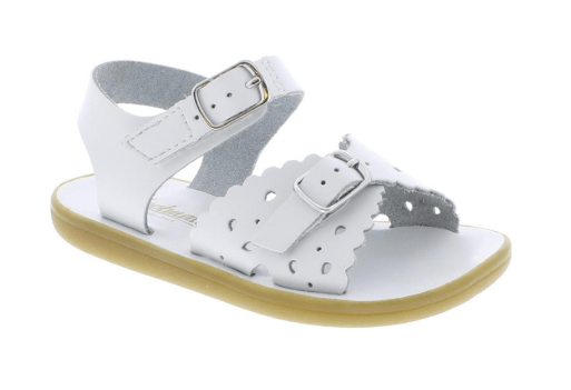 Ariel - White Girls Shoes Footmates