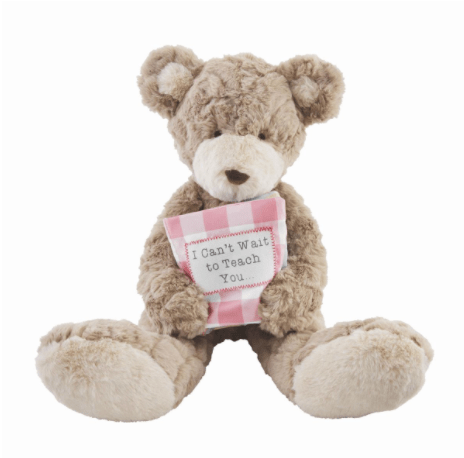 Big Sis Bear with Book Plush Mudpie