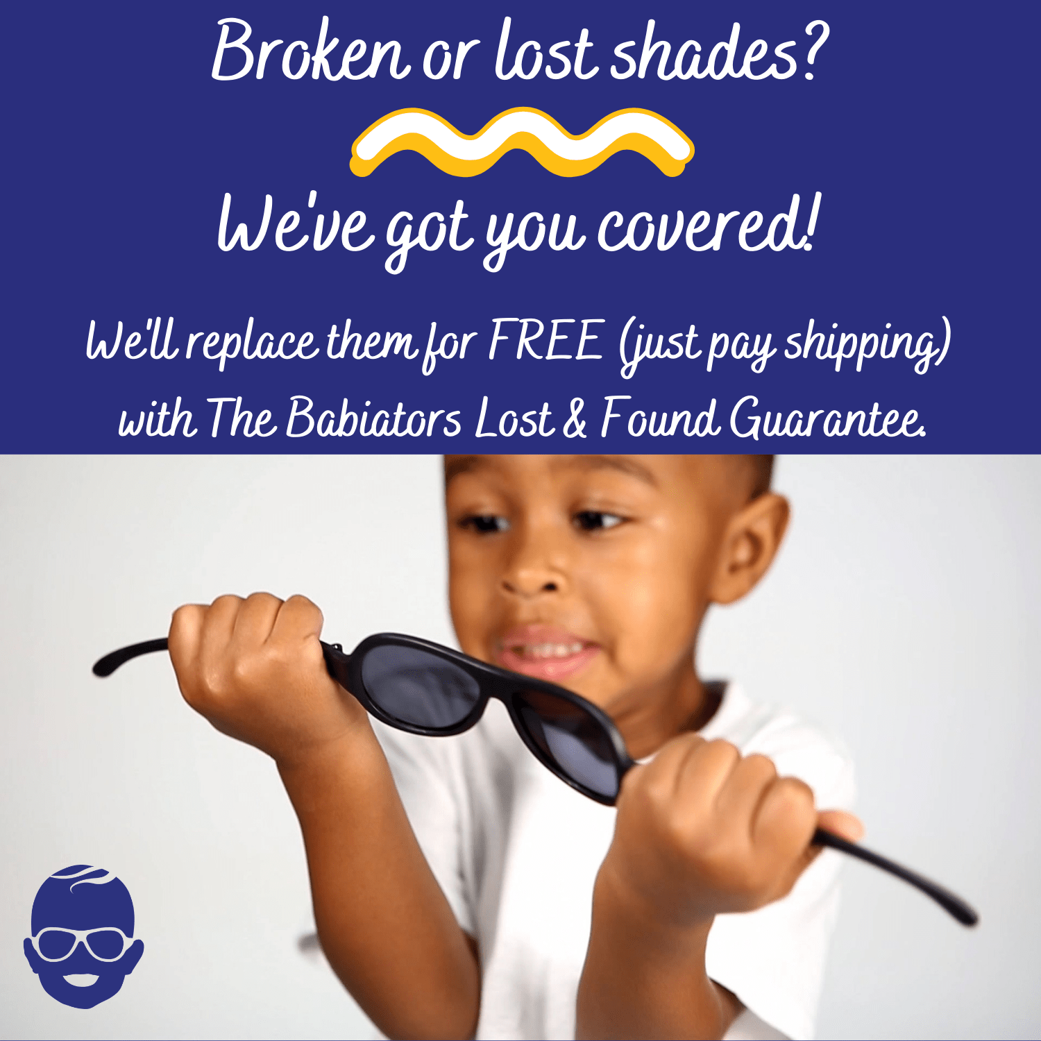 Blue Series: The Sun Seeker Kids Sunglasses Babiators