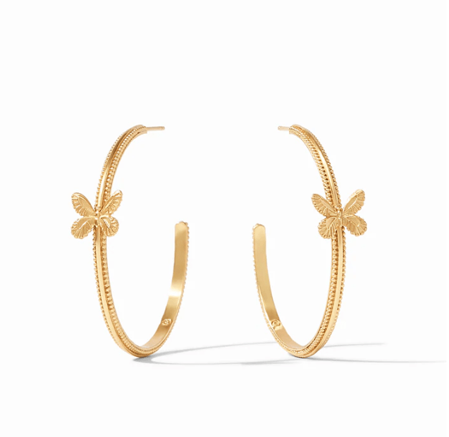 Butterfly Hoop - Large Earrings Julie Vos