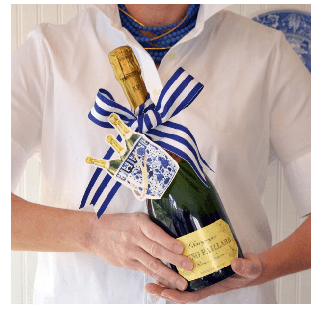 Champagne Bucket Die-Cut Gift Tag Paper Goods WH Hostess
