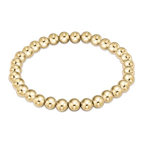Classic Gold 6mm Bead Bracelet Bracelets enewton
