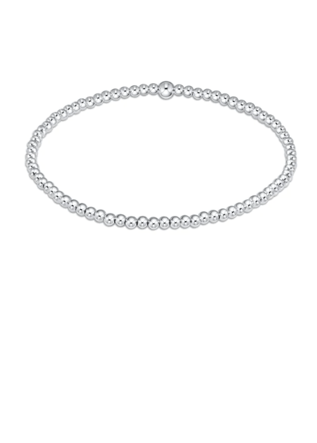 Classic Sterling 2.5mm Bead Bracelet Bracelets enewton