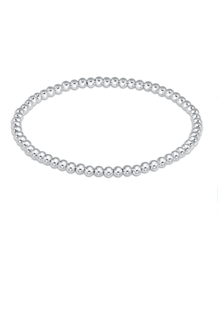 Classic Sterling 3mm Bead Bracelet Bracelets enewton
