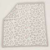 CozyChic Barefoot in the Wild Baby Blanket - Stone/Cream Baby Accessories Barefoot Dreams