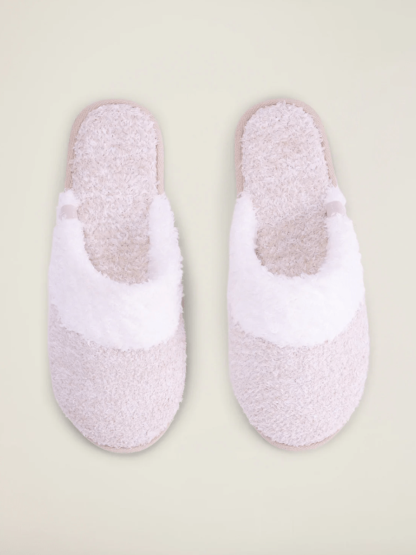CozyChic Women's Malibu Slipper - Heather Stone/White Misc Accessories Barefoot Dreams
