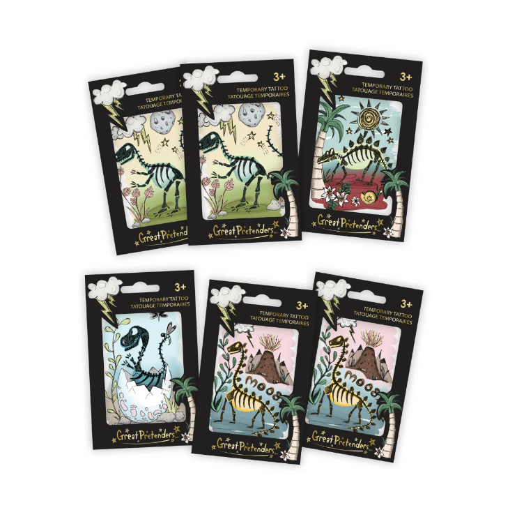 Dinosaur Single Temporary Tattoo Kids Misc Accessories Great Pretenders