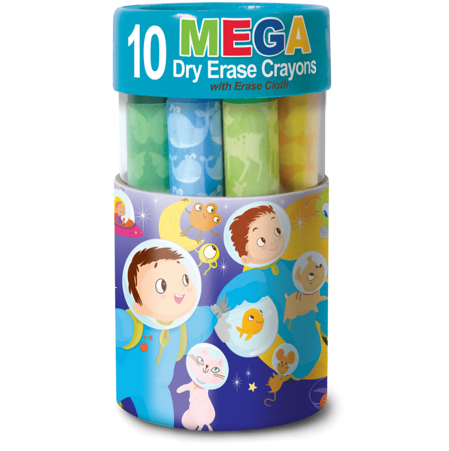 Dry Erase Mega Crayon Pack Toys The Piggy Story