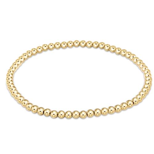 egirl Classic Gold 3mm Bead Bracelet Bracelets enewton