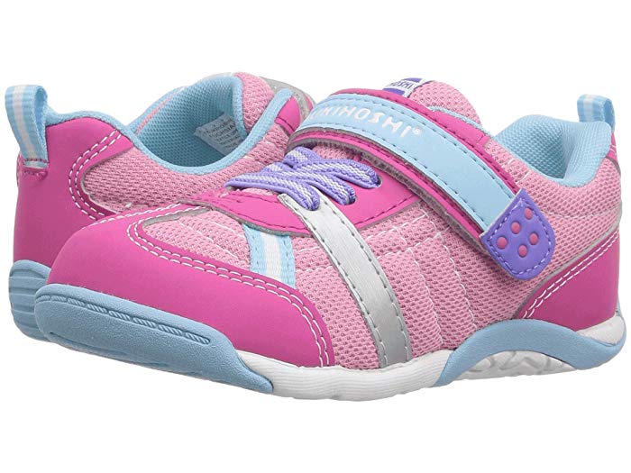 Fucshia/Light Blue Kaz Girls Shoes Tsukihoshi
