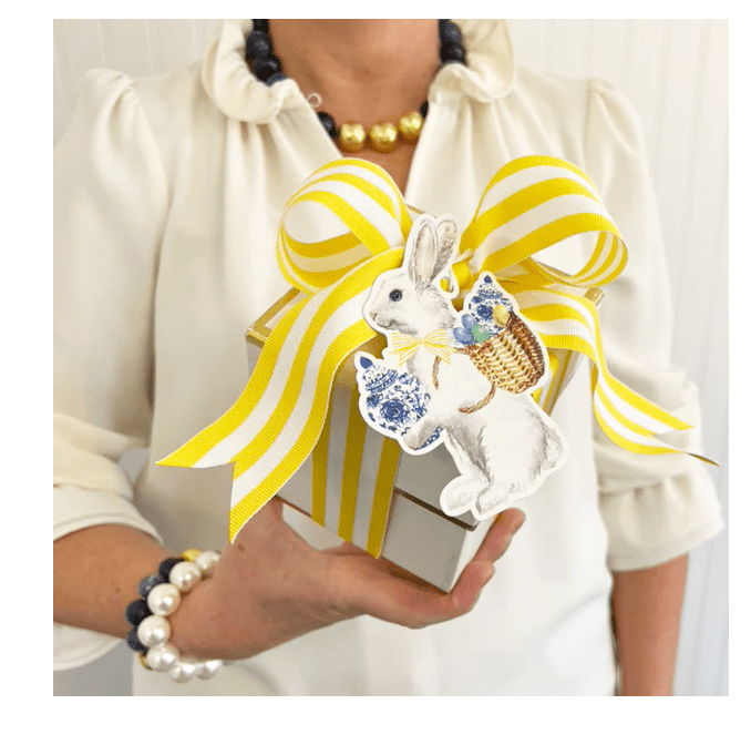 Ginger Jar Bunny Die-Cut Gift Tag Paper Goods WH Hostess