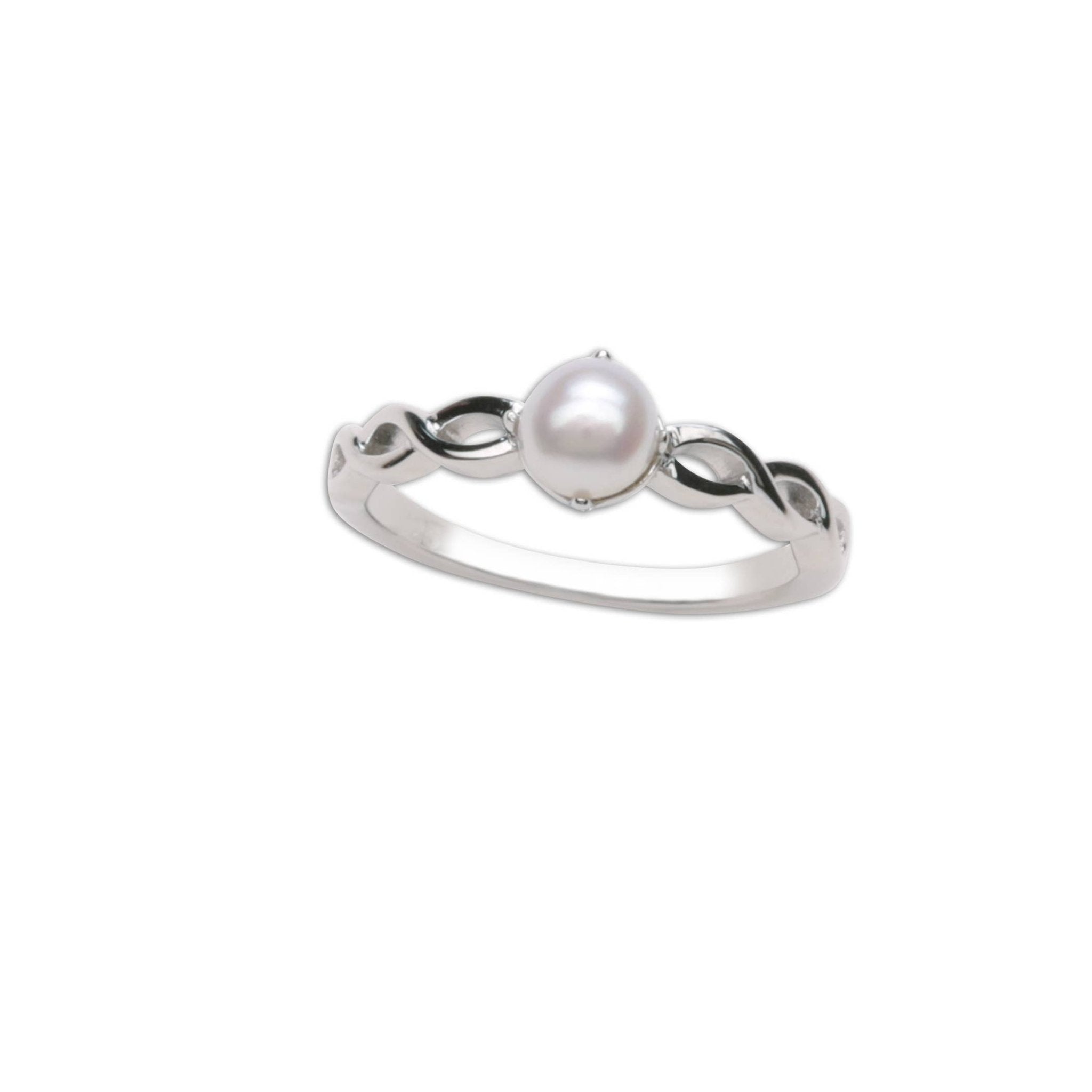 Girls Sterling Silver Freshwater Pearl Baby Ring for Kids - Size 3 Kids Jewelry Cherished Moments