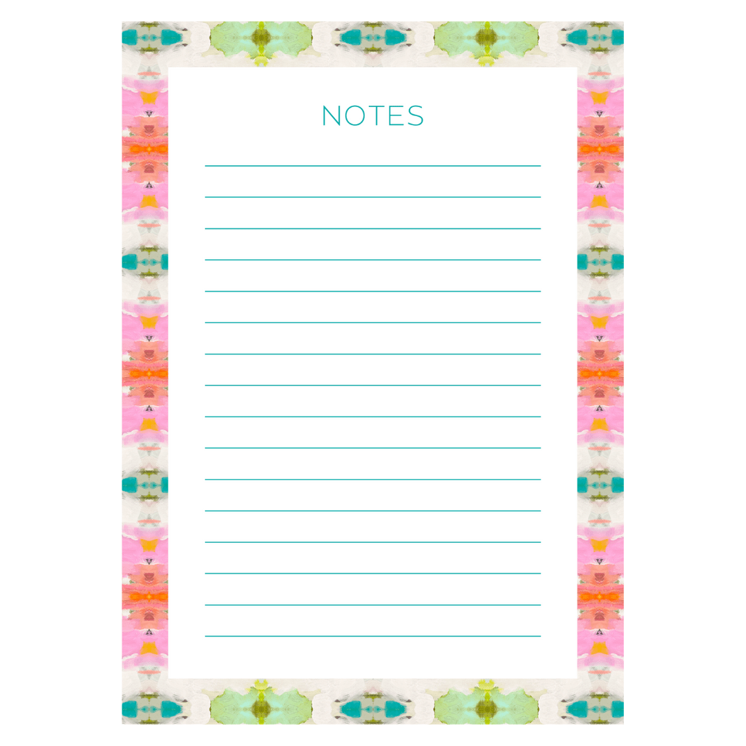 Giverny Notepad Paper Goods Laura Park Designs