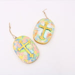Hand Painted Cross Ornament Home Decor TradeCie