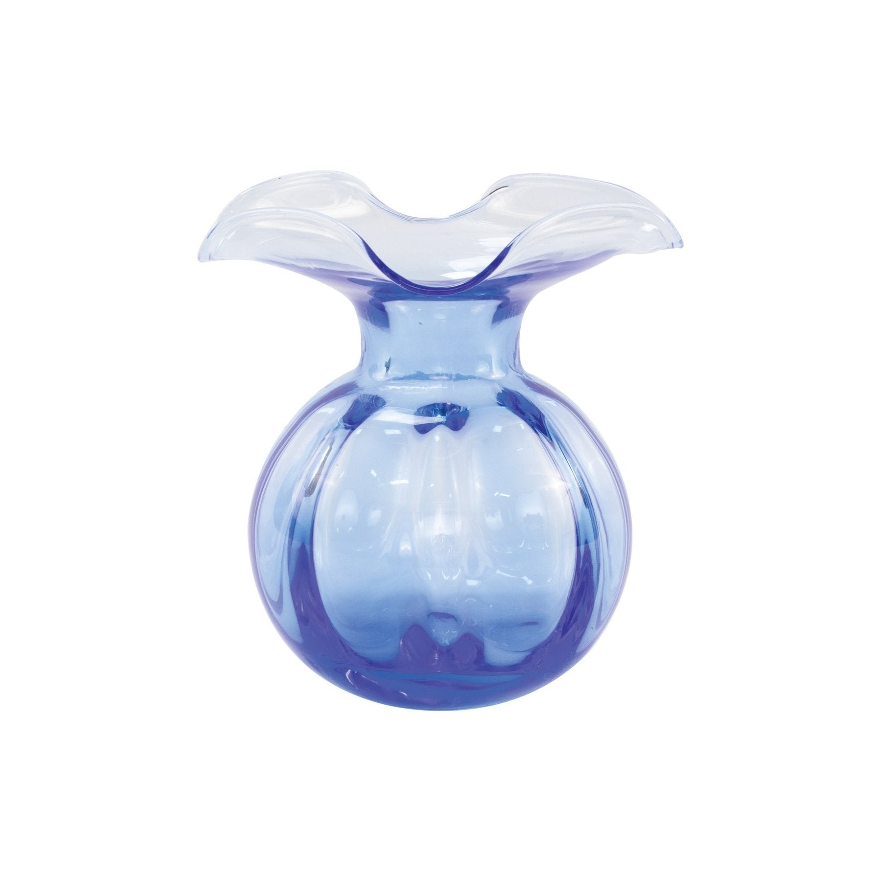 Hibiscus Glass Cobalt Bud Vase Home Decor Vietri