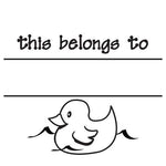 Kids Book Stamps - Fill In Stamp Duckie Paper Goods PSA Essentials