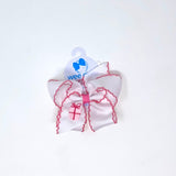 King Moonstitch Bow with Light Pink Present Kids Hair Accessories Wee Ones