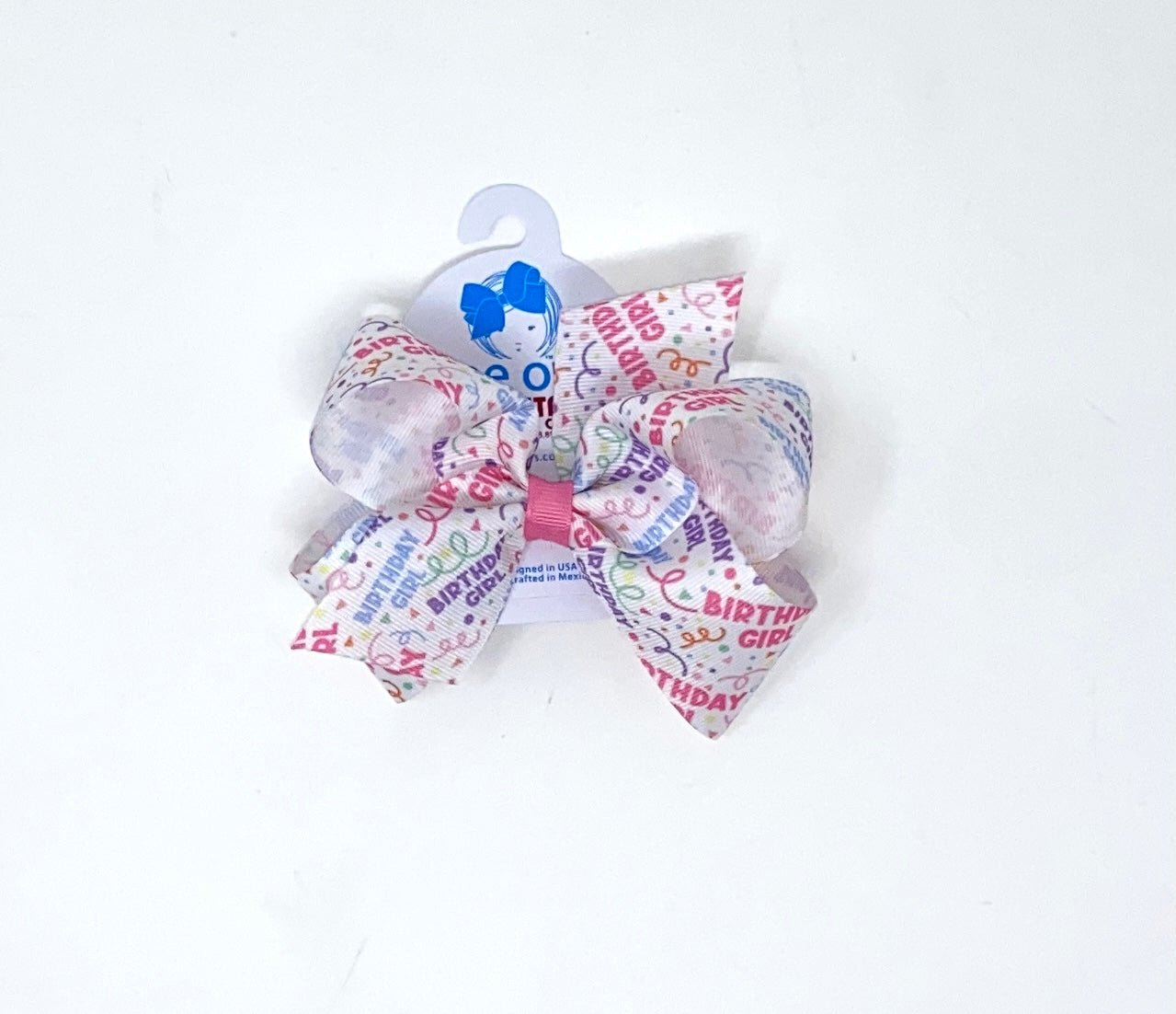 King Pastel Birthday Girl Bow Kids Hair Accessories Wee Ones