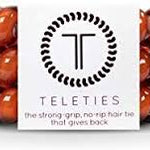 Large Teleties - Chestnut Hair Accessories Teleties