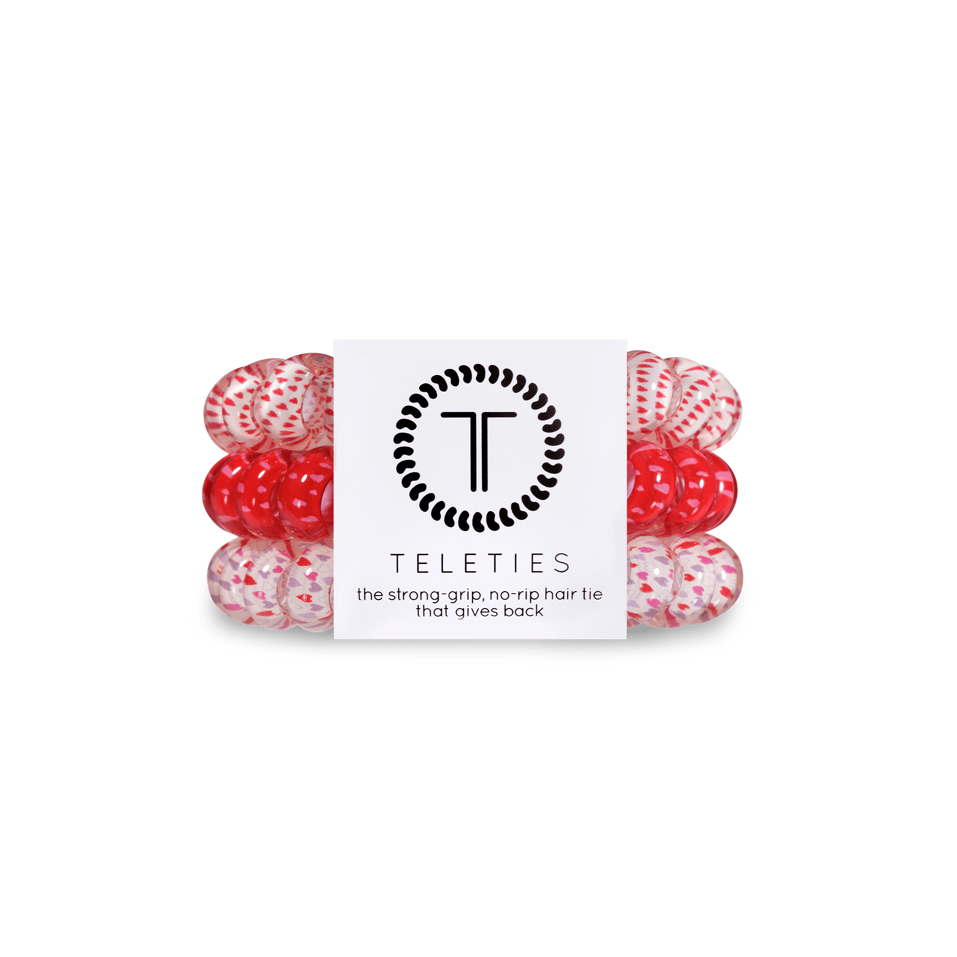 Large Teleties - Hearty Party Hair Accessories Teleties