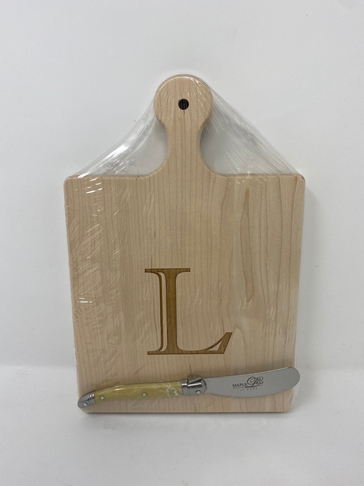 Maple Artisan Paddle Cutting Board Kitchen + Entertaining Maple Leaf at Home L