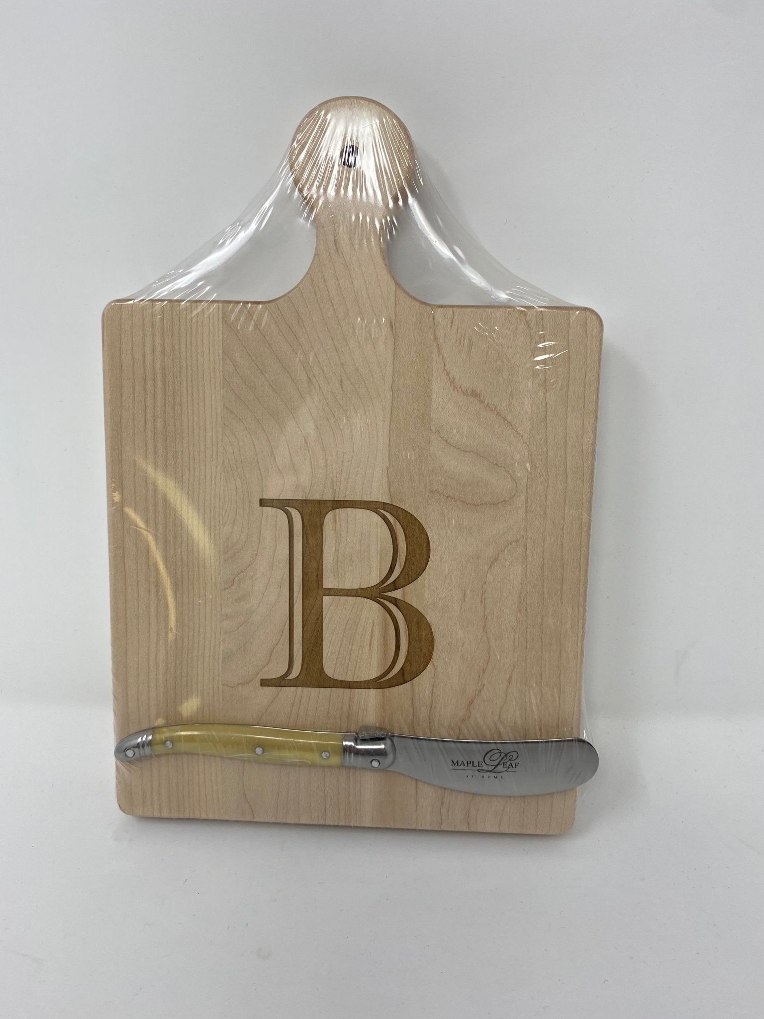 Maple Artisan Paddle Cutting Board Kitchen + Entertaining Maple Leaf at Home B