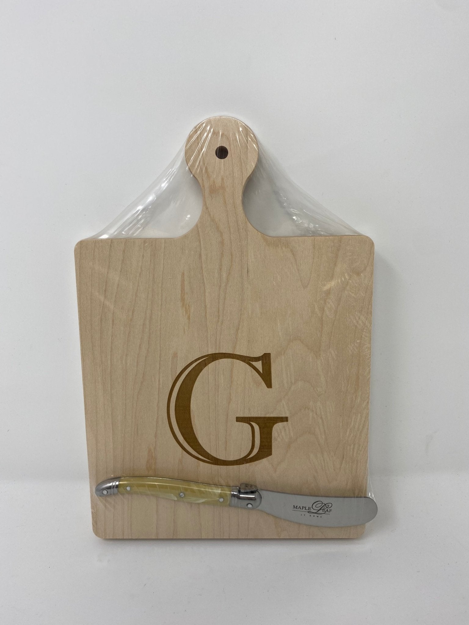 Maple Artisan Paddle Cutting Board Kitchen + Entertaining Maple Leaf at Home G