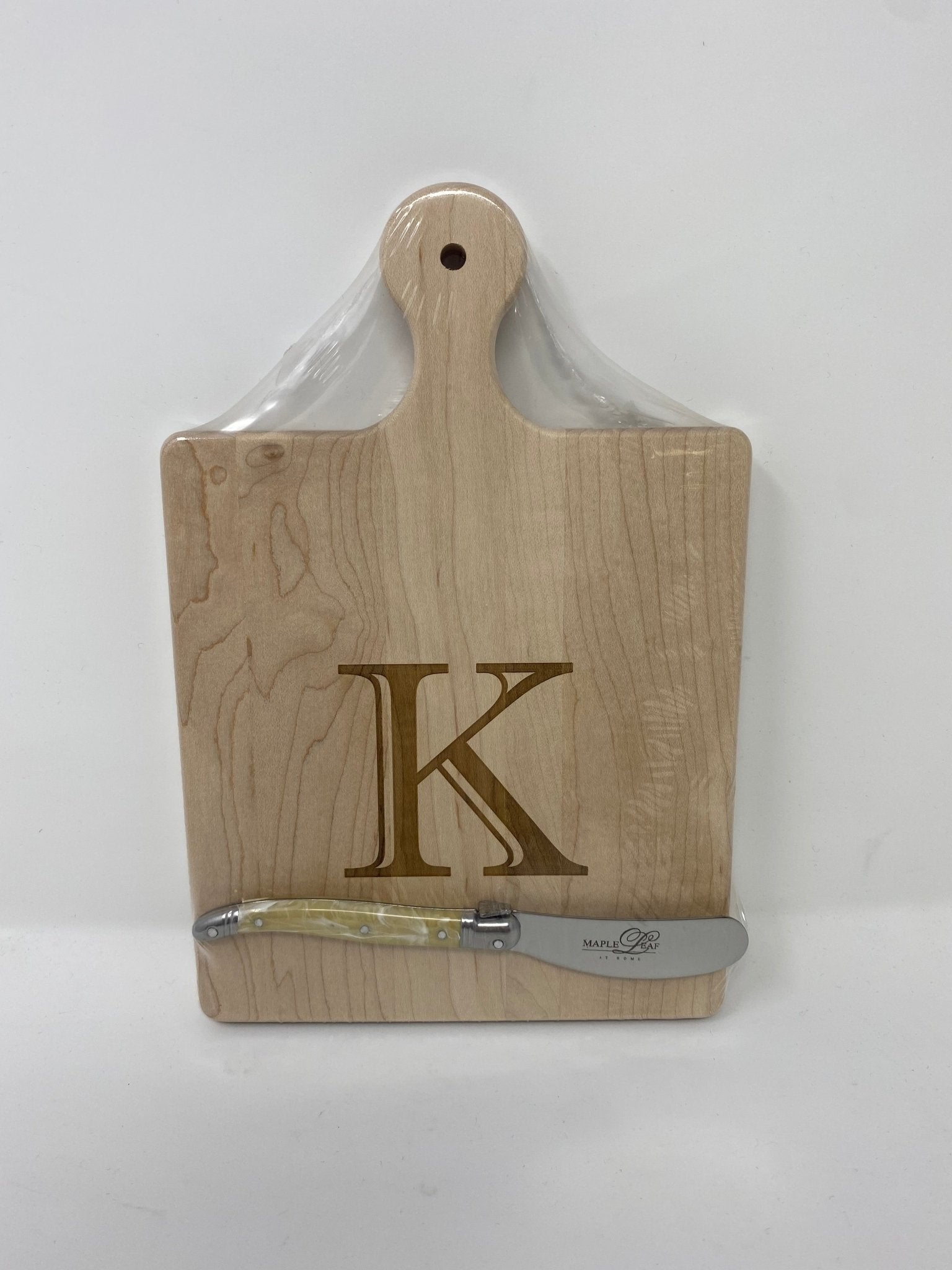 Maple Artisan Paddle Cutting Board Kitchen + Entertaining Maple Leaf at Home K