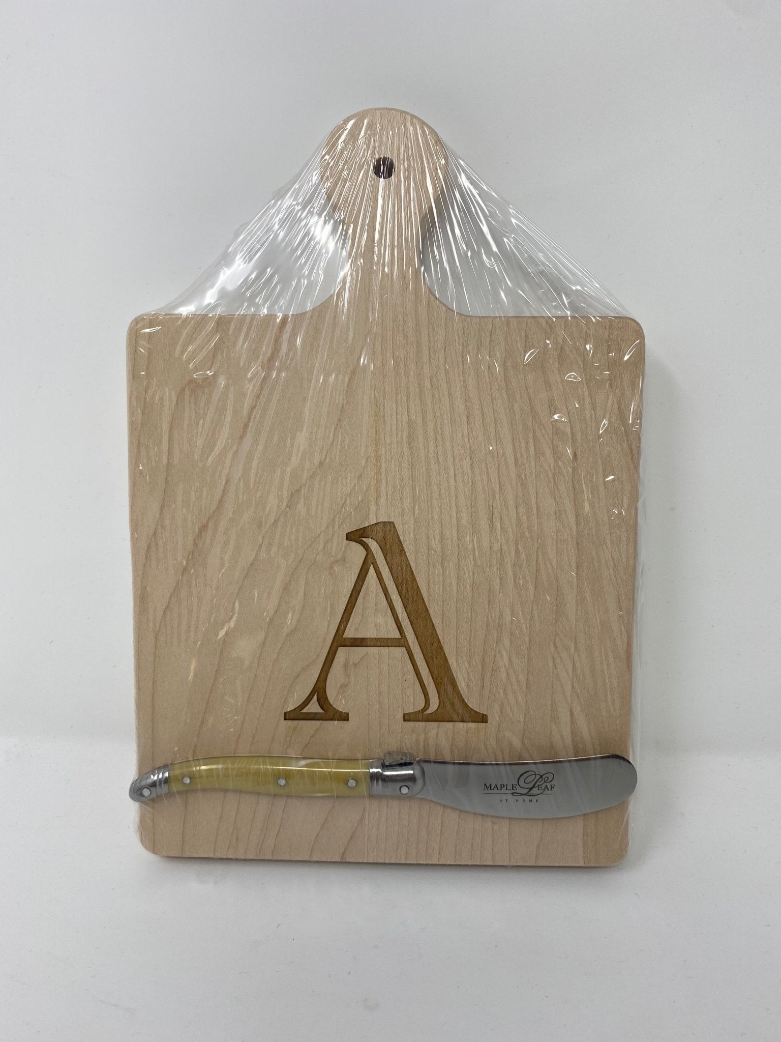 Maple Artisan Paddle Cutting Board Kitchen + Entertaining Maple Leaf at Home A