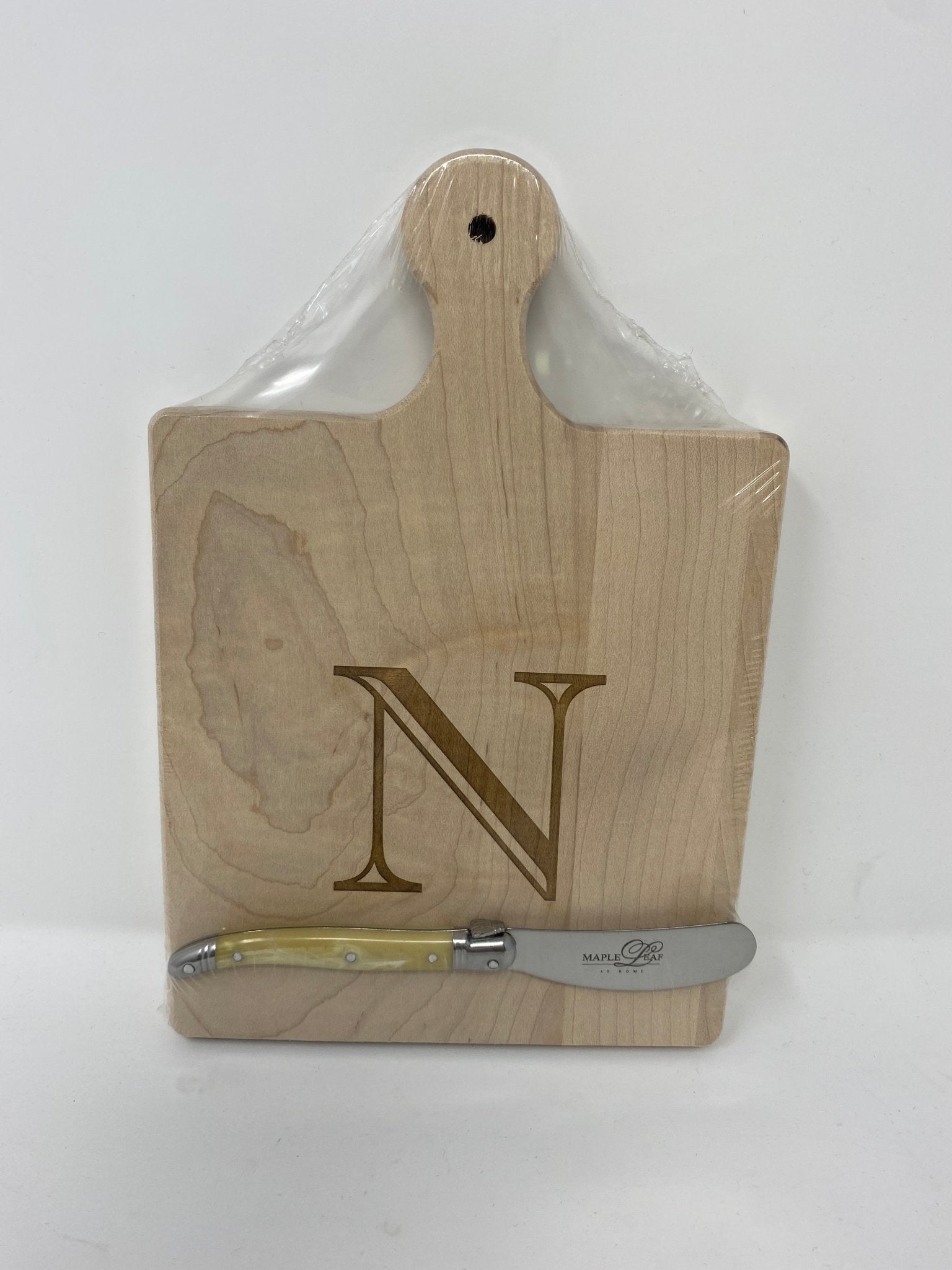 Maple Artisan Paddle Cutting Board Kitchen + Entertaining Maple Leaf at Home N
